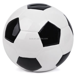 Vente flash <span class=keywords><strong>Tirelire</strong></span> en céramique en forme de ballon de football <span class=keywords><strong>Tirelire</strong></span> à monnaie en forme de ballon Cadeau et souvenirs - Product Image 3