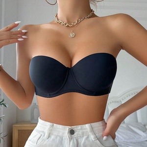 Fabricación <span class=keywords><strong>Push</strong></span> <span class=keywords><strong>up</strong></span> Sujetadores con aros para mujer Ropa de dormir <span class=keywords><strong>sin</strong></span> <span class=keywords><strong>tirantes</strong></span> - Product Image 1