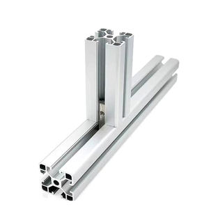 Profils en aluminium industriel à rainures en T <span class=keywords><strong>40x40</strong></span> Extrusion Postes de travail Découpe Pliage Soudage Alliage Série 6000 Couleur personnalisable - Product Image 1