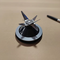 Ensemble de lames en acier inoxydable BEISHUN DBD-047A avec base en plastique, pièce de rechange pour mixeur électrique/domestique alimenté par USB