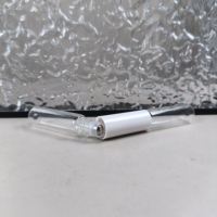 En stock blanc clair 10ml bouteille à bille roulante vide à double extrémité huiles essentielles rouleau d'huile sur bouteille d'emballage à double tête