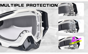 <span class=keywords><strong>Masque</strong></span> de <span class=keywords><strong>motocross</strong></span> rétro <span class=keywords><strong>vintage</strong></span> en gros avec logo personnalisé, lunettes de moto, lunettes de moto personnalisées - Product Image 4