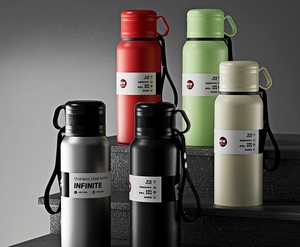 OEM 316 avec logo personnalisé, flasques à double paroi, thermos sous vide avec affichage <span class=keywords><strong>de</strong></span> la température - Product Image 4