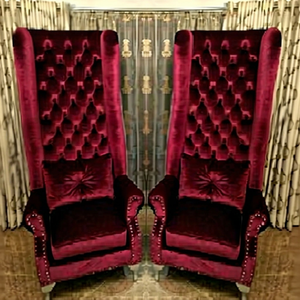 Sillones de Diseño con Respaldo Alto, Sillón Moderno Tipo Trono para Sala de Estar, Venta al por Mayor de Sillones Tipo Trono con Respaldo Alto para el Hogar - Product Image 1
