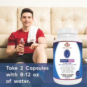 Complément alimentaire pour la fertilité masculine OEM, comprimés antioxydants, vitamines B, C, E, minéraux, extrait de thé vert, 60 comprimés - Product Image 4