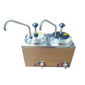 5lL Heating Commercial Chocolate Sauce Warmer Machine Restaurant Hot Nachos Cheese Melter Warmer Dispenser Machine