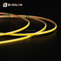 Cortable 3mm Utra Thin DC5V 12V 24V 400LEDs Tira de luz para interiores y exteriores Cortable 5W 3000K 4000K 6000K Cinta COB Tira de luz LED