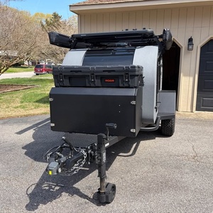 Caravan RV Teardrop Mini Off-Road 4x4 per 4 Persone, Moderno, Impermeabile, in Acciaio Inossidabile, Leggero, per Viaggi su Strada - Vendita all'Ingrosso - Product Image 3