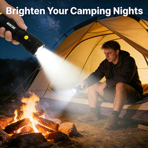 Lampe de poche LED haute puissance pour les aventures en plein air - Lampe de poche durable et étanche, rechargeable avec une longue durée de vie de la batterie - Product Image 3