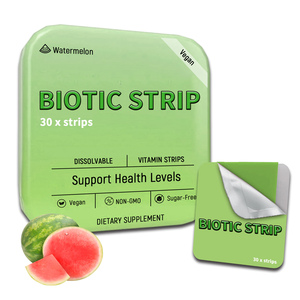Fabrik preis Biotics Oral Strip Film Natürliche Ergänzung Unterstützung Energie Vitamin Strip Biotic Oral Strip Film - Product Image 1
