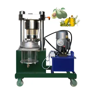 Approvisionnement direct d'usine huile de presse hydraulique à froid graines de sésame noix de coco olive avocat processus de pressage Machine d'extraction HJ-H80