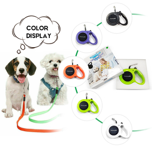 Laisse rétractable intelligente et automatique pour chien avec Logo personnalisé, corde de Traction pour animaux de compagnie avec crochet pivotant 360 <span class=keywords><strong>Durable</strong></span> et antirouille - Product Image 2