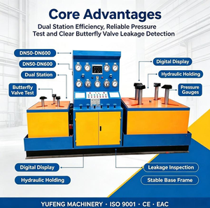 Nuova Tecnologia Valvola a <span class=keywords><strong>Farfalla</strong></span> Idraulica per Banco con Motore e Pompa in Acciaio al Carbonio Personalizzazione OEM per Tenuta Idrostatica - Product Image 2