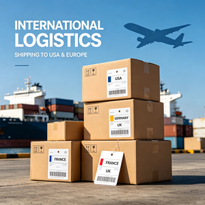Agent maritime et aérien Chine-USA, transitaire DDP, <span class=keywords><strong>transport</strong></span> express international de conteneurs, logistique de fret vers l'UE et les États-Unis - Product Image 1