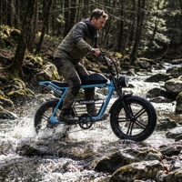 Motos électriques tout-terrain abordables et performantes avec frein hydraulique, moto électrique Scrambler pour le sport sur sentier