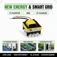Transformateur planaire SMPS à haute tension pulsée 24 V CA, abaisseur 220 V vers 110 V 2000 W, élévateur 12 V vers 220 V, transformateur haute fréquence Flyback