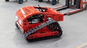 Chất lượng cao CE chứng nhận tự làm Robot Máy cắt máy cắt cỏ với bàn chải cắt 92 Octan Xăng Powered 9HP 150L cỏ hộp - Product Image 2