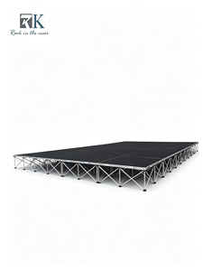 Escenario Portátil Personalizado para Interiores y Exteriores, Plataforma de Escenario Antideslizante de Aluminio, Podio para Eventos Musicales - Product Image 1