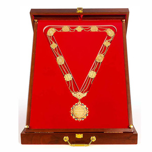 Medallón Conmemorativo Personalizado para Premio de Aniversario Presidencial, Medallón Colgante con Cadena - Product Image 1