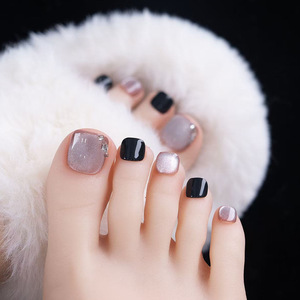 <span class=keywords><strong>Uñas</strong></span> <span class=keywords><strong>Postizas</strong></span> Brillantes <span class=keywords><strong>con</strong></span> Diseño de Cielo Estrellado, Ojo de Gato y Diamantes, <span class=keywords><strong>Uñas</strong></span> Artificiales de ABS, Venta al por Mayor, Parches Decorativos para <span class=keywords><strong>Uñas</strong></span> de los Pies - Product Image 1