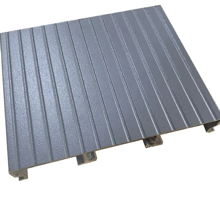 Estrusione di alluminio profilo per alluminio decking pavimento in alluminio prevenzione Incendi e a prova di muffa