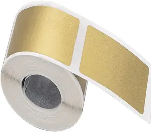 Benutzer definierte runde Herz quadratische Form Gold Silber Rosa Scratch Card Scratch-Off-Aufkleber, Scratch-Off-Sticker-Etiketten