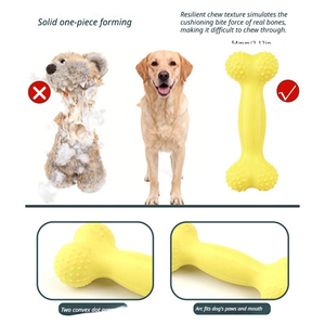 Juguete Masticable Resistente para Perros con Forma de Hueso, Juguete Masticable de Goma No Tóxica para Cachorros en Crecimiento y Perros Adultos - Product Image 4