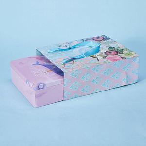 Modern Recyclable Art <b>Paper</b> Handbag Gift Bag with Custom Design Creative Craft Ribbon Handles for Candle Packaging - Product Image 3