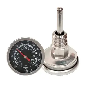 -10-100C/0-220F 1.4 ''חיוג מדחום עבור הדוד קומקום 1/4 NPT חוט משותף