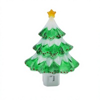 Lumières de Noël MUMTOP à brancher sur le mur - Veilleuse pour arbre de Noël, chambre ou salle de bain, pour les fêtes