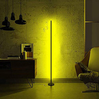 Lampe LED autoportante rvb, design nordique moderne, lumière d'ambiance verticale, design minimaliste, rvb, contrôlable par application mobile, Alexa/Tuya