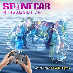 <span class=keywords><strong>Voiture</strong></span> télécommandée amphibie EPT 5 fonctions, 4x4, étanche, tout-terrain, monster truck 2.4G, rotation 360°, lumières LED, câble USB - Product Image 2