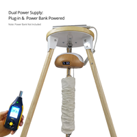 Berceau à bascule électrique pour bébé de style nordique avec support, trépied en bois, vitesse de décoloration lente, faible bruit