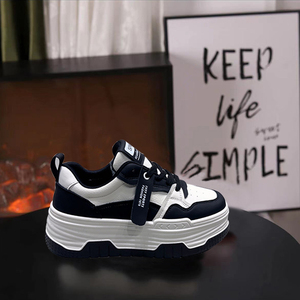 <strong>Chunky</strong> <strong>Shoes</strong> Casual Running <strong>Shoes</strong> Sneaker Lace-up Height Platform Walking Style for Women <strong>Shoes</strong> - Product Image 4