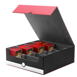 Boîte de rangement pour cartes à 4 rangées, capacité de 100+ cartes, compatible avec les boîtes de deck Pokeball TCG, Commander MTG Magic the Gathering - Product Image 2