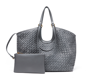2026 New Style Suede Woven Fashion Tote Bag Crossbody Luxury Hobo Bag Portable Casual <b>Large</b> <b>Handbag</b> with Custom Logo - Product Image 1