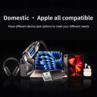 Kabel Data ponsel cerdas, lampu pintar lintas batas 100W Strip lampu ganda, pengisian cepat, kabel Data kepang untuk Huawei Apple Android, tembaga tahan lama