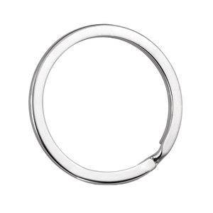 Anello piatto da 35 mm, accessorio per gioielli, cerchio in metallo color argento per lavori artigianali e progetti fai da te - Product Image 1