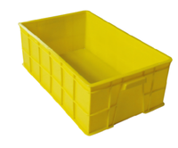 Caisse de rangement en plastique de petite taille 520*360*280mm et caisses en plastique recyclé