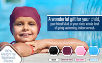 Bonnets de bain en silicone personnalisés à bas prix avec logo imprimé pour enfants, haute performance extensible, design dreadlock
