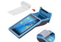 Tablette tactile sans fil de 5 pouces, Terminal de Point de vente Mobile, Machine portative Android 8.1, système de Point de vente, dent bleue