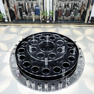 2024 thiết kế hiện đại vòng xoay nước hoa và chai tinh dầu hiển thị đứng Acrylic Son môi giá - Product Image 4