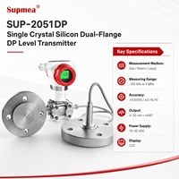 Transmisor de Presión Diferencial con Brida Doble Estándar PN10~PN100 y ANSI150/300, Placa de Circuito Modular Dividida y Reemplazable