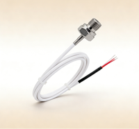 Sonde de température industrielle aquatique PT100 CWDZ00, sonde de résistance au platine de haute précision en acier inoxydable IP68