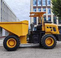HAIJU Benne basculante articulée 5 tonnes HJD50 4x4 Transmission hydraulique Double vérin de levage Benne rotative Benne à basculement élevé