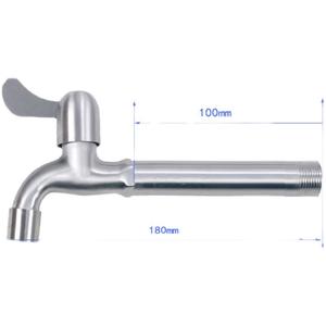 Robinet d'eau simple en acier inoxydable 304, ouverture rapide à 4/6 points, évier à serpillière, robinet d'eau domestique pour le lavage, pièces d'appareils électroménagers - Product Image 6