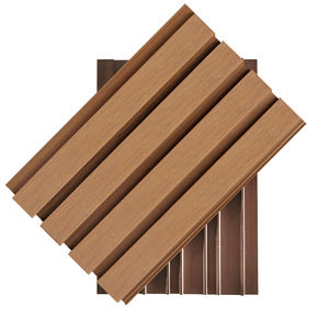 Revêtement mural WPC imperméable et résistant aux UV, panneau mural WPC pour décoration intérieure et extérieure, panneau mural WPC rainuré composite - Product Image 5