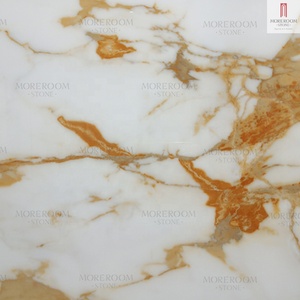 Moreroom 1600x3200mm Losa de piedra sinterizada de oro Calacatta de gran tamaño para pared - Product Image 3