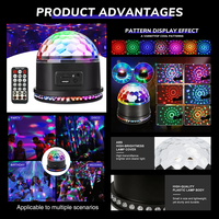 Projecteur de Scène Portable Rechargeable en Plastique+ABS 8W RGB RGBW avec Télécommande pour Fêtes, DJ, KTV et Bars - Vente en Gros