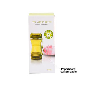 Fabrieksgemaakte draagbare 2-in-1 lekvrije reisfles voor katten- en hondenvoer en -water voor buitenwandelingen - Product Image 6